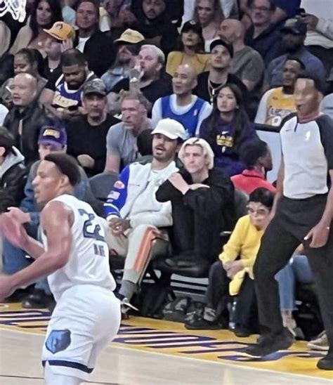She has been attending Lakers games since the Showtime era, but no one knows who she is. . Xqc courtside